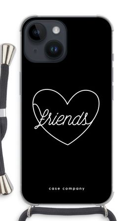 Friends heart black