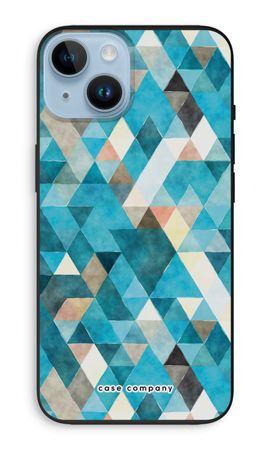 Coloured triangles blue