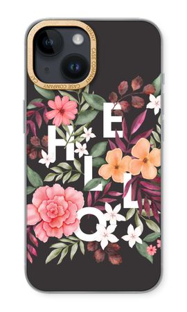 Hello in flowers