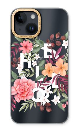 Hello in flowers