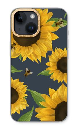 Sunflower and bees