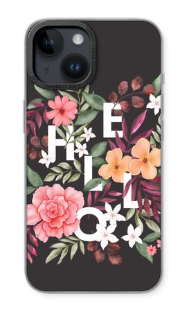Hello in flowers