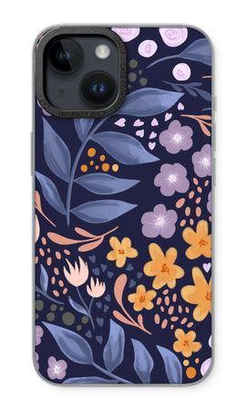 Flowers with blue leaves