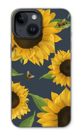 Sunflower and bees