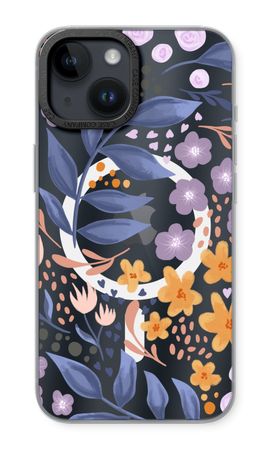 Flowers with blue leaves