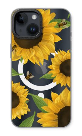 Sunflower and bees
