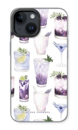 Violet cocktails
