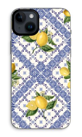Blue tiles and lemons