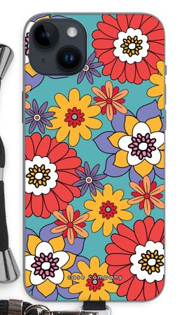 Retro Flowers - Blue