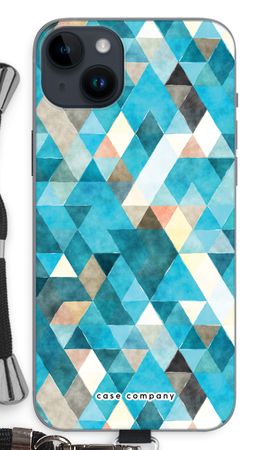 Coloured triangles blue