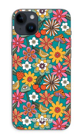 Retro Flowers N°2 - Blue