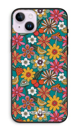 Retro Bloemen N°2 - Blauw