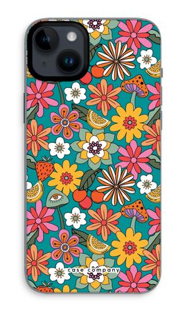 Retro Flowers N°2 - Blue