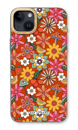 Retro Flowers - Red