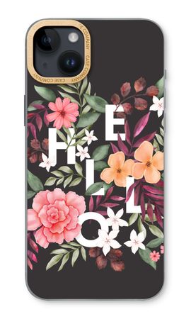 Hello in flowers