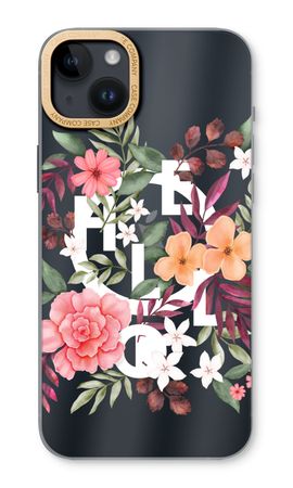 Hello in flowers