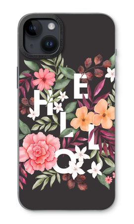 Hello in flowers