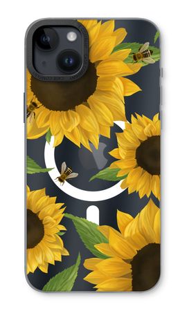 Sunflower and bees