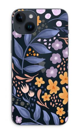 Flowers with blue leaves