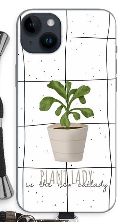 Houseplant on windowpane