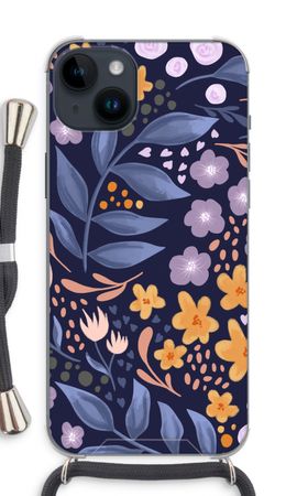 Flowers with blue leaves