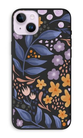 Flowers with blue leaves