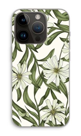 White flower pattern