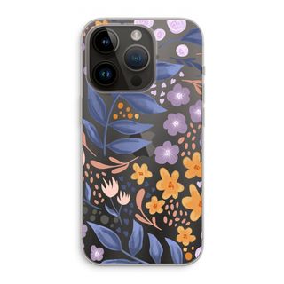 Flowers with blue leaves