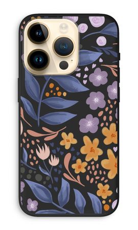 Flowers with blue leaves