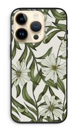 White flower pattern