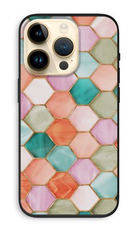 Hexagons in stained glass