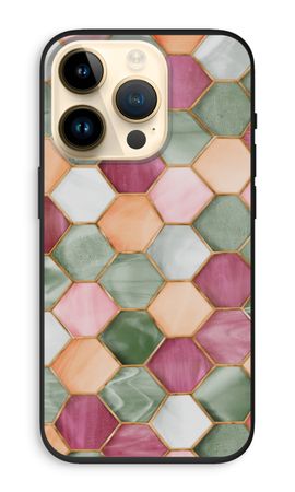 Hexagons in stained glass