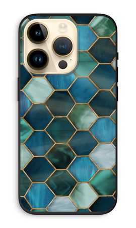 Hexagons in stained glass