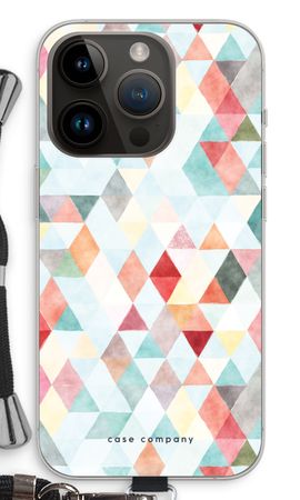 Coloured triangles pastel