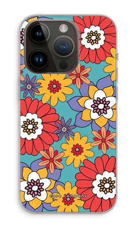 Retro Flowers - Blue
