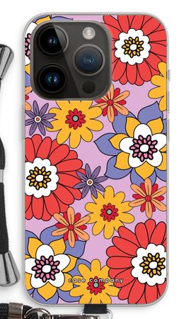 Retro Flowers - Purple