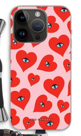 Les yeux du cœur rouge