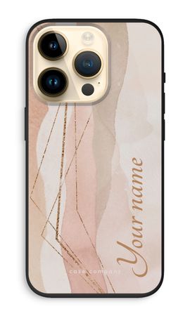 Gold Lines Namecase - Blush