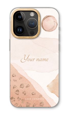Gold Spots Namecase - Blush