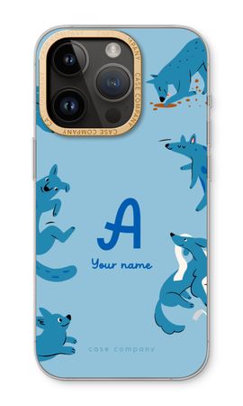 Playful Dogs Monogram