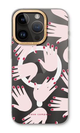 Hands pink