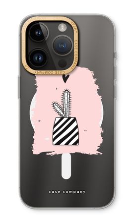 Black and white cactus