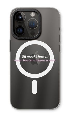 Fouten maken u niet