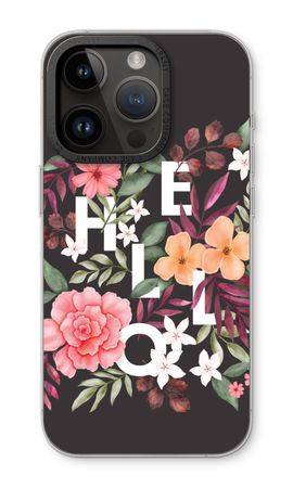 Hello in flowers