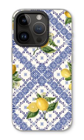 Tuiles bleues et citrons