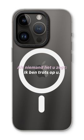 Ik ben trots op u
