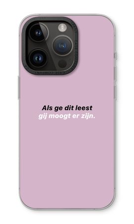 gij moogt er zijn