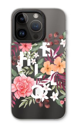 Hello in flowers