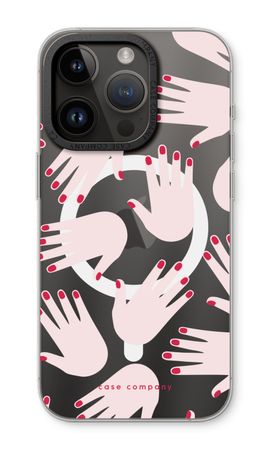 Hands pink