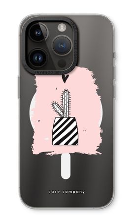 Black and white cactus